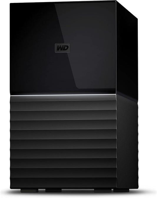 Western Digital 24TB My Book Duo Desktop RAID External Hard Drive HDD, USB 3.1, With Password Protection and Auto Backup Software - WDBFBE0240JBK-NESN