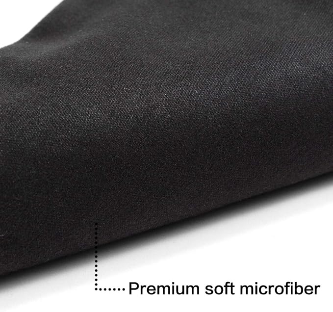 TRIUMPH VISION Glasses Case Soft Eyeglass Case Sunglass Pouch Cloth 3 Pack | Thick Microfiber Pouch Drawstring Pouch Eye Glass Bag Sunglasses Sleeve Storage, Lens Protection Cover,Cleaning Lens Screen