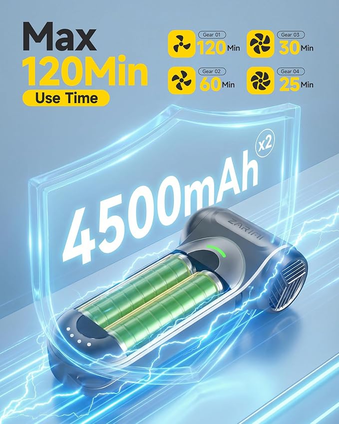 Electric Compressed Air Duster, 170000RPM High-Speed Cordless Air Blower with Rechargeable Battery for Keyboard, PC & Electronics Car Cleaning, Reusable Canned Air Alternative