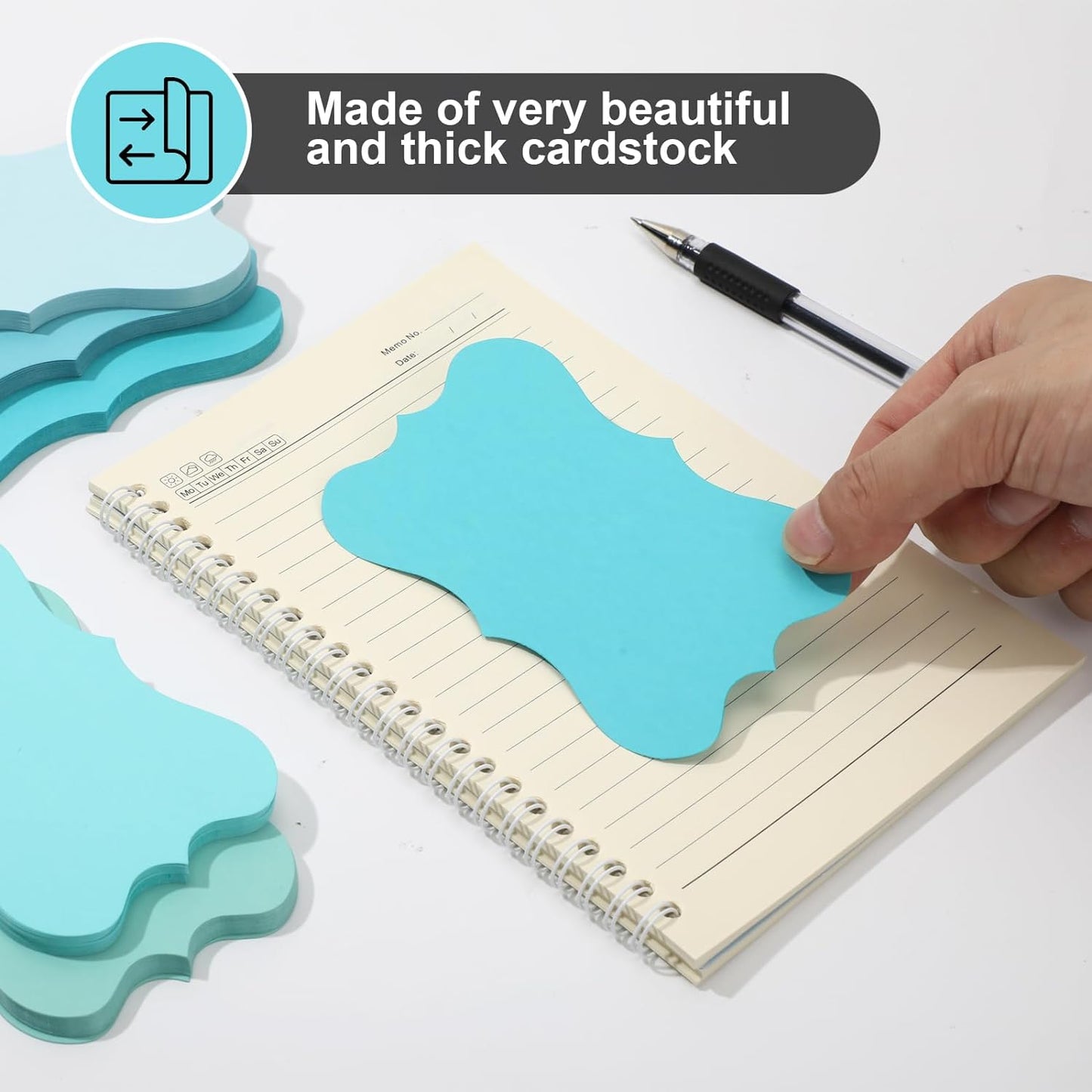 150 Pack Blue Index Cards 3x5 Pretty Blank Note Cards Aqua Cardstock Wedding Index Card Invitation Card Thank You Notes Cards For School Office Studying Kids Nursing Students
