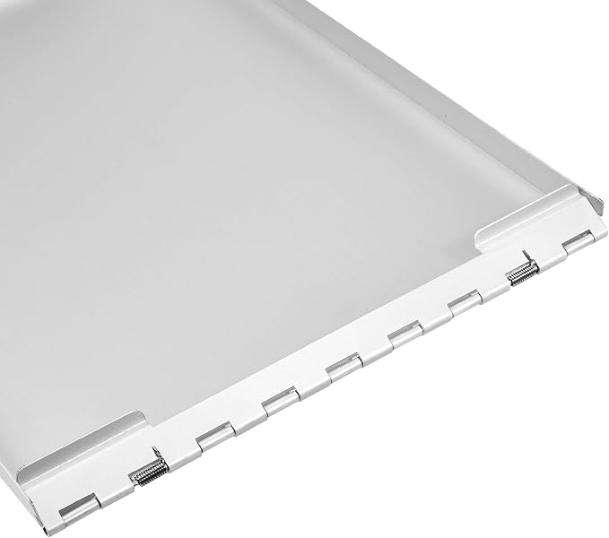 Amazon Basics Aluminum Form Holder Storage Clipboard, 12.5" x 9" Silver (Pack of 2)