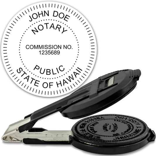 MaxMark Insert Only for Notary Seal Round Embosser for Hawaii State