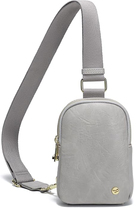 Anti Theft Crossbody Bag for Women, Small RFID Blocking Sling Purse with Zipper Lock for Travel, Vegan Leather