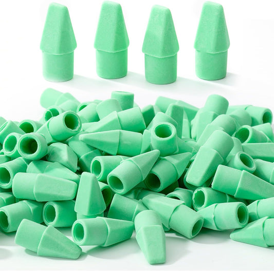 Mr. Pen- Pencil Erasers Toppers, 120 Pack, Green, Erasers for Pencils, Pencil Top Erasers, Pencil Eraser, Back to School Supplies