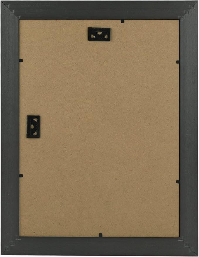 Golden State Art, 9X12 Photo Frame with White Mat for 6X8 Pictures & Real Glass, 1.25-Inch Wide, Antique Gold