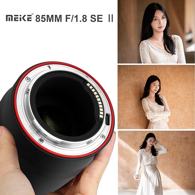 Meike 85mm f1.8 SE II Full Frame STM High Resolution 8K Auto Focus Medium-telephoto Lens Fixed Prime Portrait Lenses for Nikon Z Mount Mirrorless Cameras Z5 Z6 Z7 Z6II Z7II Z9 Z30 Z50 Z fc
