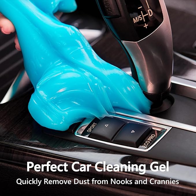 PULIDIKI Car Cleaning Gel Clean Putty, Universal Car Interior Cleaner Slime | Perfect Cleaning Kit Supplies, Auto Detailing Tools Accessories, Dust Remover Gifts for Men Women Blue (70g)
