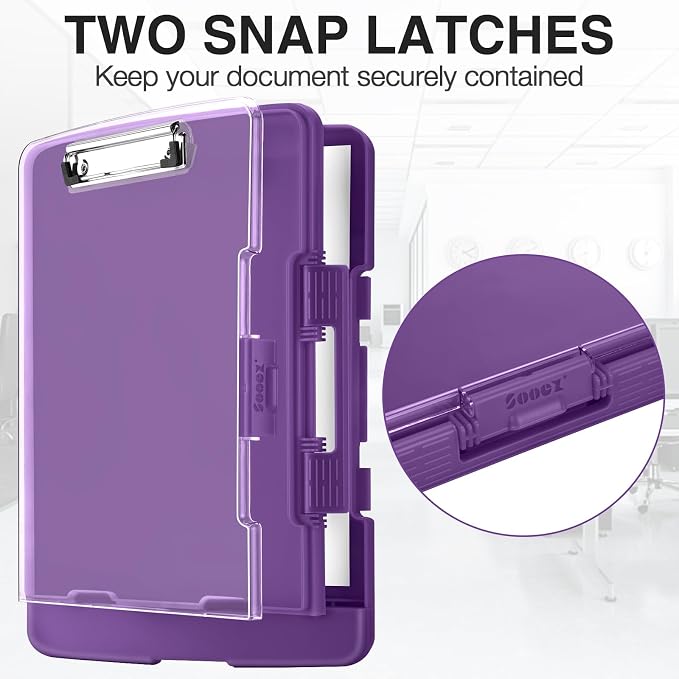 Dual Compartment, Clearview, Dry Erase, High Capacity, Real Hinge, High Capacity, Pen Holder, Coach School & Office Supplies