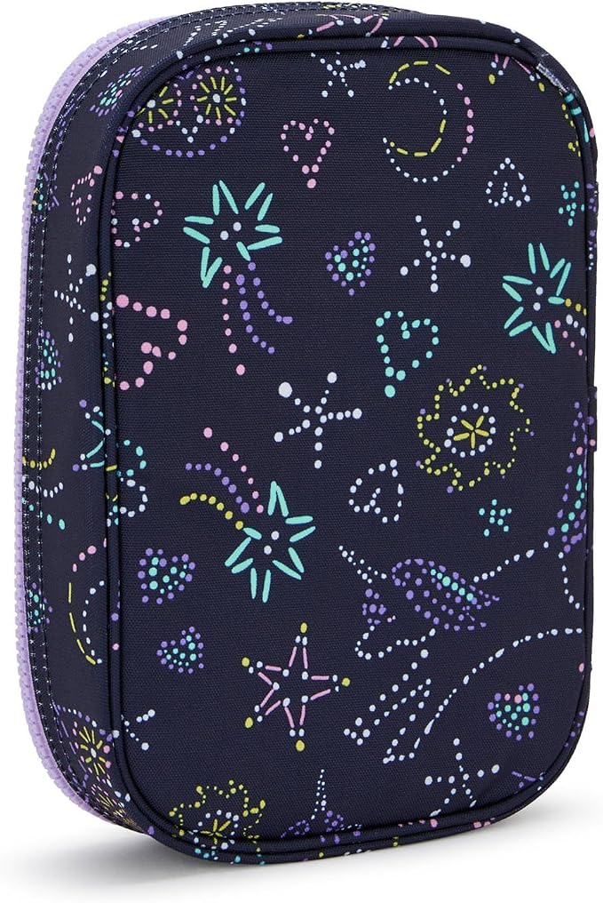 Kipling Women's 100 Pens Printed Case, Organize Accessories, Art Supplies, Makeup, Travel Organizer