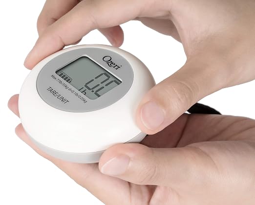 Ozeri Luggage Scale, with Twist-and-Go Battery-Free Charging, Travel Scale | Completely battery-free; simply twist to charge and power on and avoid last-minute overweight luggage charges at airports.