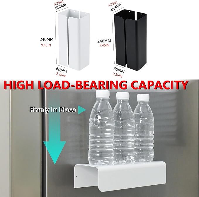 Magnetic Glove Box Holder Glove Dispenser Tissue Box Organizer Wall Mount | Adjustable Magnet Box, Versatile Use for Fridge, Toolbox, Metal Door, Garage Wall, Hold Gloves, Towels, Wipes, Tissues
