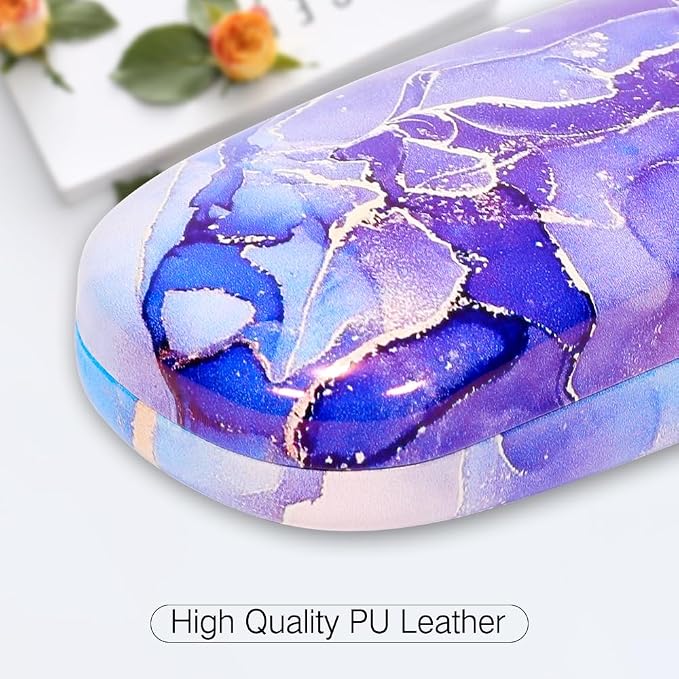 PERFECTSIGHT Hard Shell Eyeglasses Case, Kawaii Protective Glasses Case for Kids, Cute Eyeglass Case for Women Men Girls