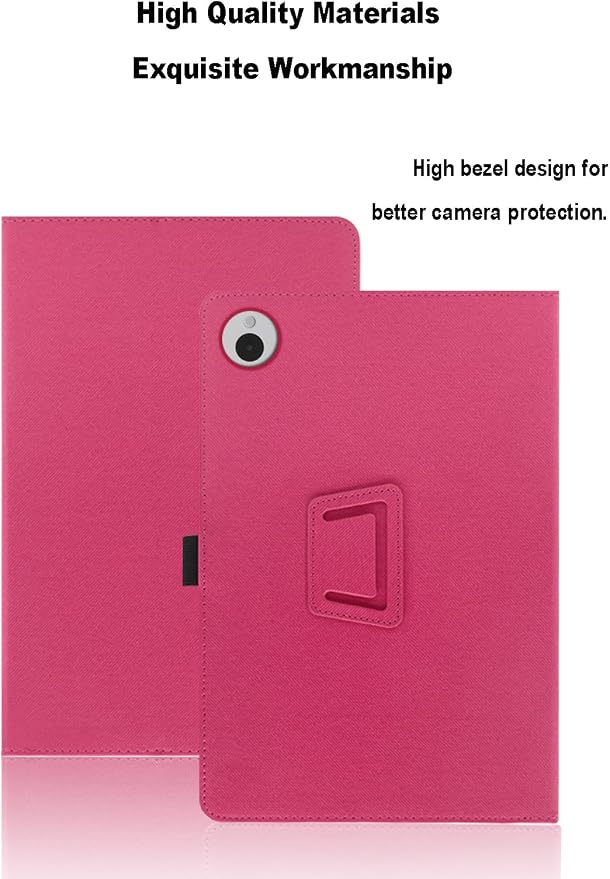 Case for Wacom MovinkPad 11 11.45 inch, Wacom MovinkPad 11 Tablet Case, Folding Stand Protective Cover with Pencil Holder and Wrist Strap, Full Protection. (Red)