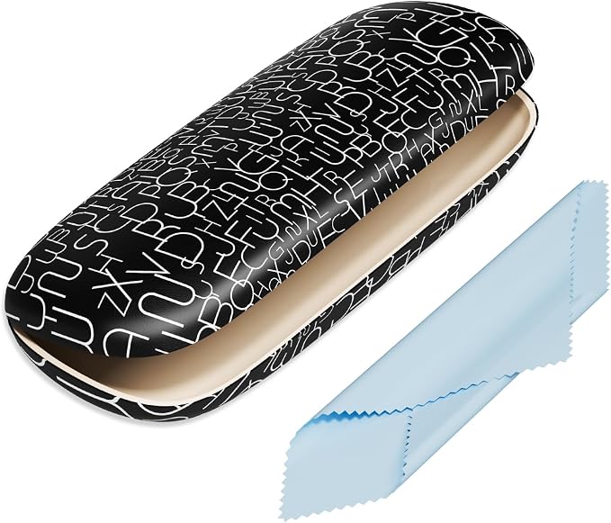 Eyeglasses Case, Hard Shell Protective Case for Glasses, Unisex for Women Men