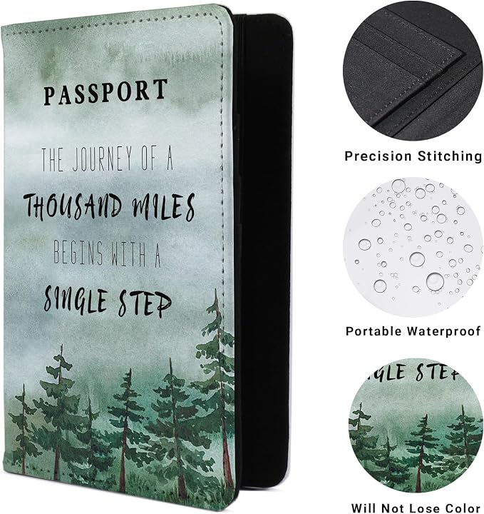 PDE-QUNLIAN Passport Book Holder Passport Wallet for Children Passport Holder for Kid Passport Cover for Boy and Girl Passport Case Passport Books Holder 1 PCS (6x4IN)