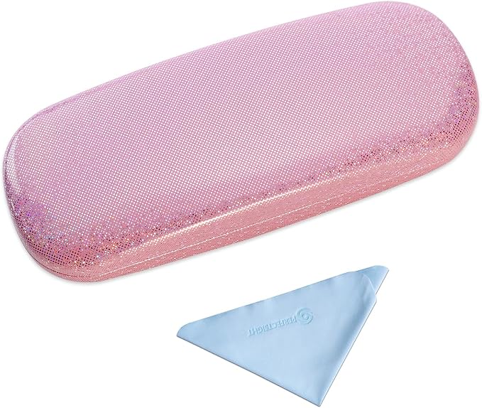 PERFECTSIGHT Hard Shell Eyeglasses Case, Kawaii Protective Glasses Case for Kids, Cute Eyeglass Case for Women Men Girls