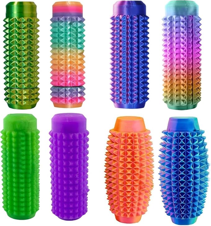 8PC Little Ouchies Fidget Toys Adults, Fidget Anxiety Relief Pocket Sensory Toys for Anxiety and Stress Reduction,Portable Travel Fidget Keychain