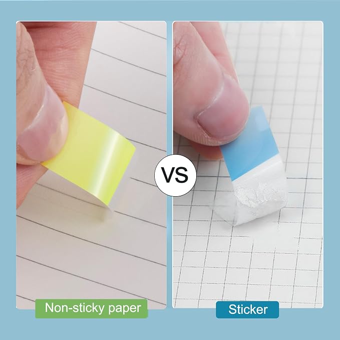 Golcellia Sticky Notes Tabs 900 Pieces Transparent Sticky Tabs, Writable Repositionable Book Tabs, Annotation Tabs Page Markers for Reading Notes, Notebooks, Journals and Files, Muted Pastel Colors