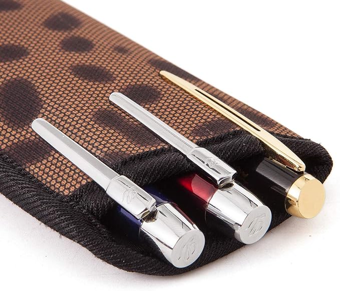 TRIUMPH VISION 3 Pack Reading Glasses Pouch Soft Case Eyeglass Sleeve Slim | Alternative to Bulky Case in bag, Lightweight Lined Padded Protect Optical lens Slip in, Cute Pattern Portable for Daily Use