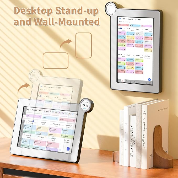 Digital Calendar, Electronic Calendar with 10.1-inch Touch Screen,Smart Calendar for Work and Family Planner, Also Functions As a Digital Picture Frame,Gifts for Women Men, Gifts for Mom Dad