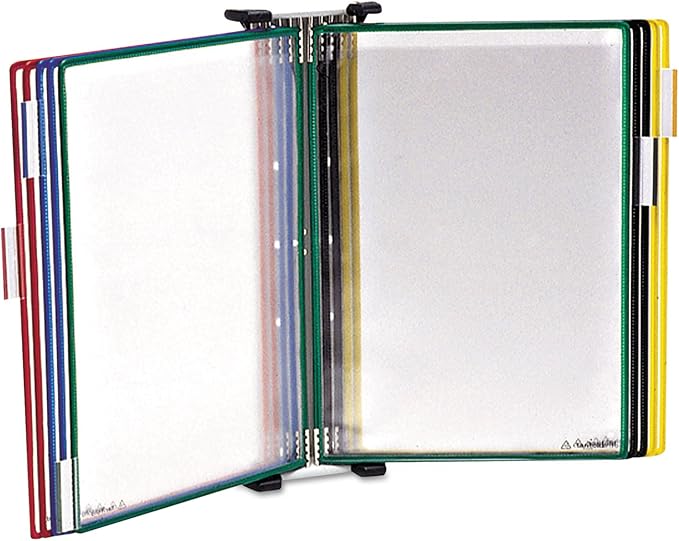 Tarifold, Inc. W291 Wall Unit Reference Starter Set, 10 Wire-Reinforced Pockets