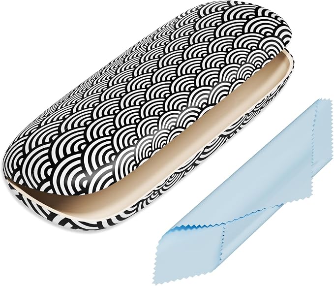 Eyeglasses Case, Hard Shell Protective Case for Glasses, Unisex for Women Men
