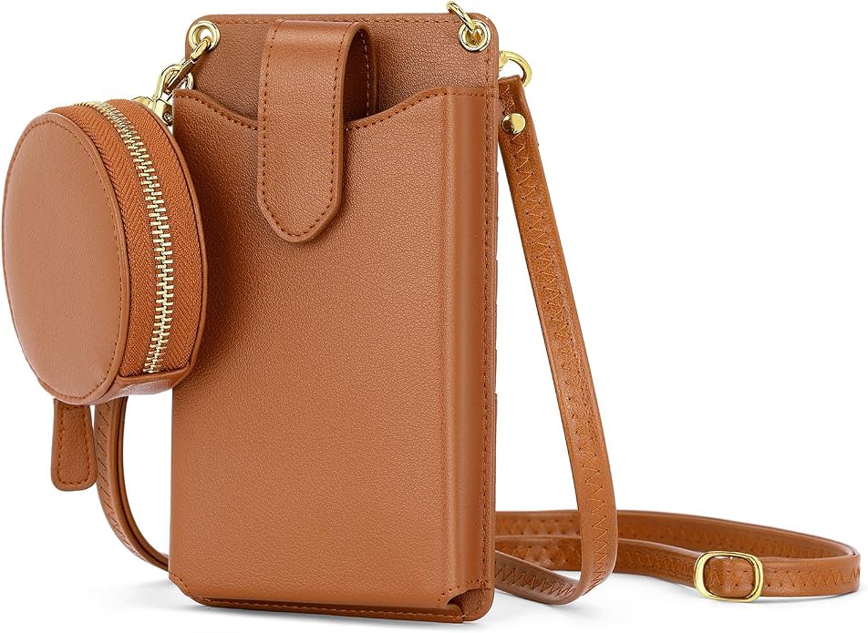 Peacocktion Small Crossbody Cell Phone Purse for Women, Lightweight Mini Small Crossbody Bags for Women with Card Slots