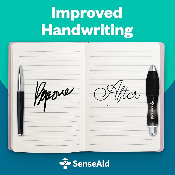 Fat Heavy Weighted Pens (2 Pack) | Large Grip Pens For Arthritis & Tremors