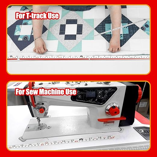 2 PCS Adhesive Measuring Tape, 78 Inch/200cm Left-Right Reading Ruler Self-Adhesive, Imperial and Metric Scale, Sticky Tape for Workbench Woodworking Table Saw Drafting Table