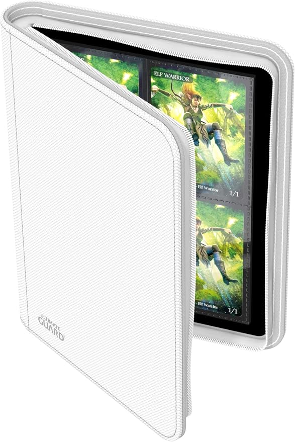 Ultimate Guard Zipfolio 160 - 8 Pocket Xenoskin White Display Album