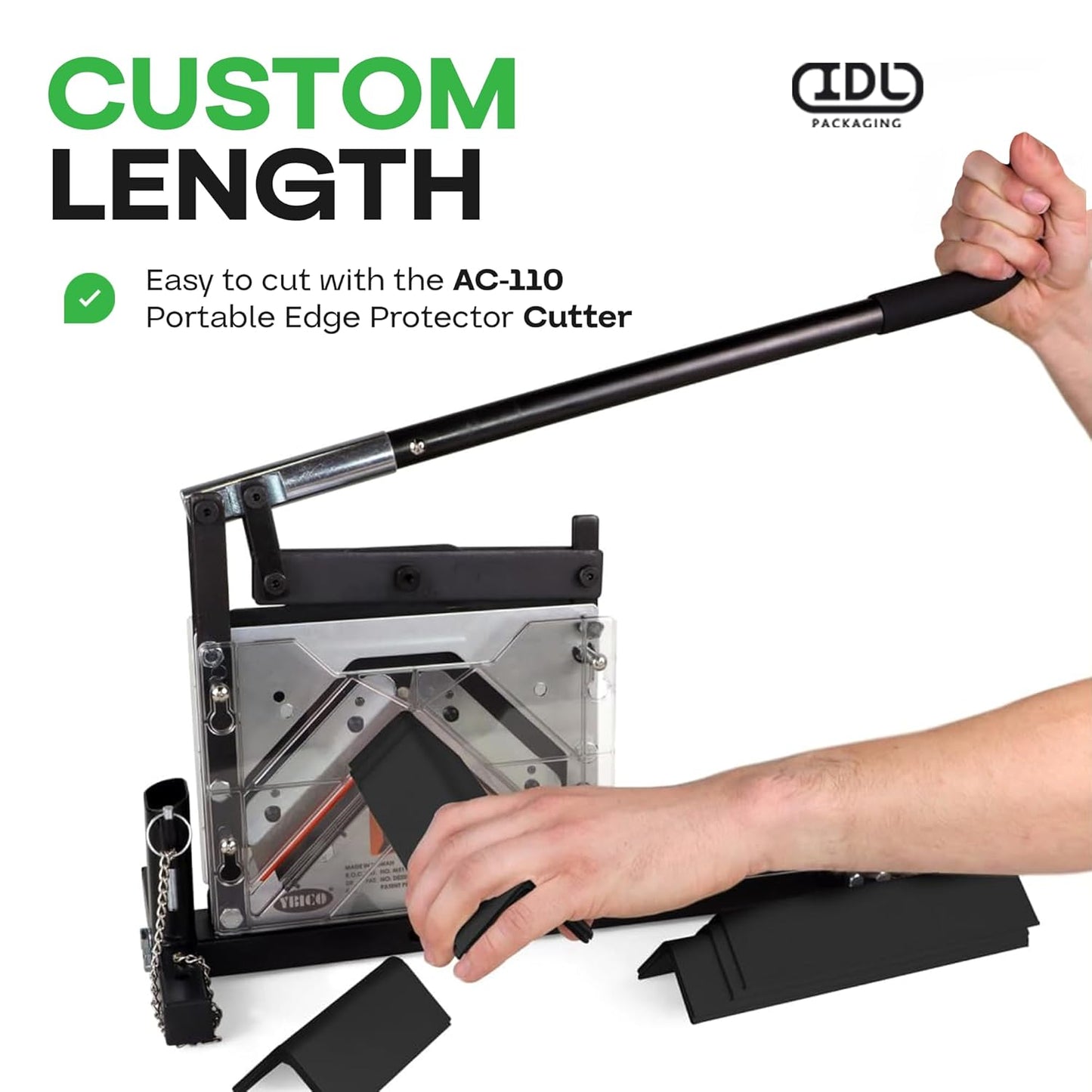 IDL Packaging 2” x 2” x 18” Cardboard Edge Protector (Pack of 200) - Corner Protectors for Shipping, Storage, & Moving – Reinforced Corner Guard Protection for Pallets, Wall Corners, & Furniture