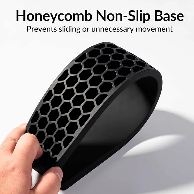 Ergonomic Silicone Wrist Rest for Keychron K4 Pro / K4 Max / Q5 / V5 / V5 Max,15.37" Honeycomb Non-Slip Palm Rest, 96% Full-Sized Mechanical Keyboards Support with Typing Pain Relief