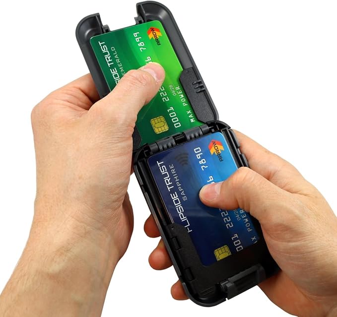 Flipside Wallets 4 RFID Blocking Wallet for Men with Removable Money Clip - Slim, Secure and Crush Resistant