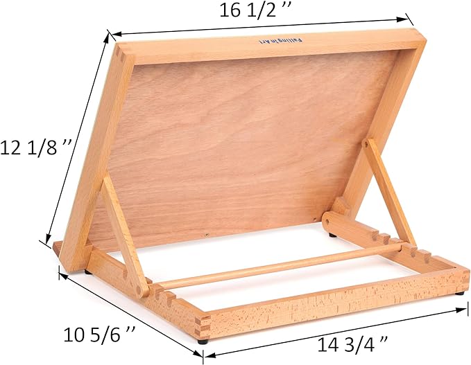 5 Position Wood Drafting Table Easel Drawing&Sketching Board | 16 1/2 Inches by 12 1/8 Inches