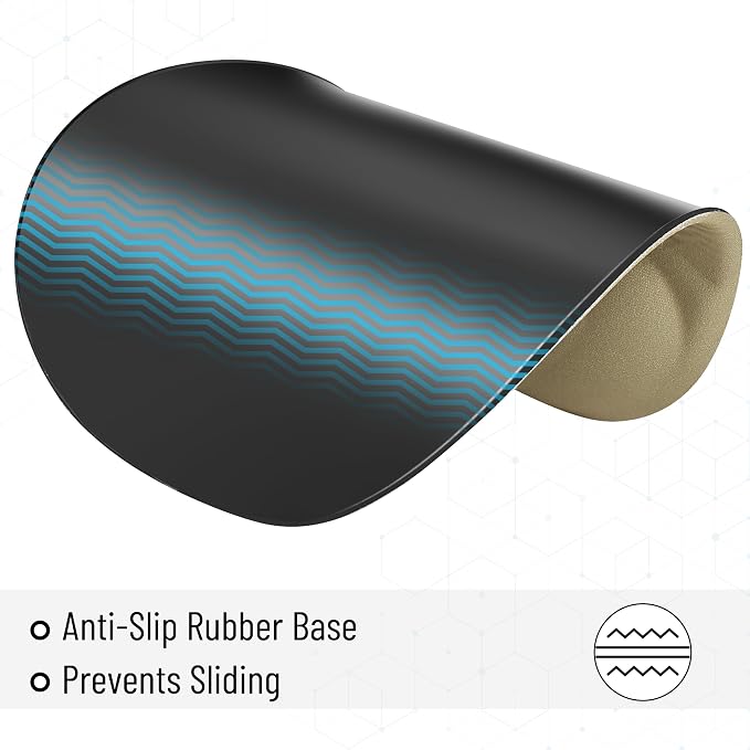 Mr. Pen- Ergonomic Mouse Pad with Wrist Rest | Breathable Fabric with Memory Foam Cushion, Non-Slip Rubber Base, Gel Mouse Pad with Wrist Support