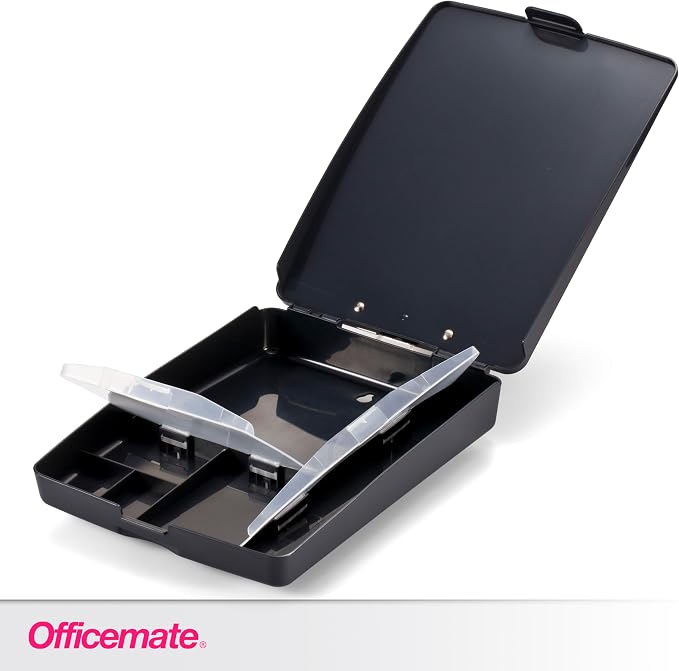 OIC83333 - CLIPBOARD,BOX,6 COMP,CC