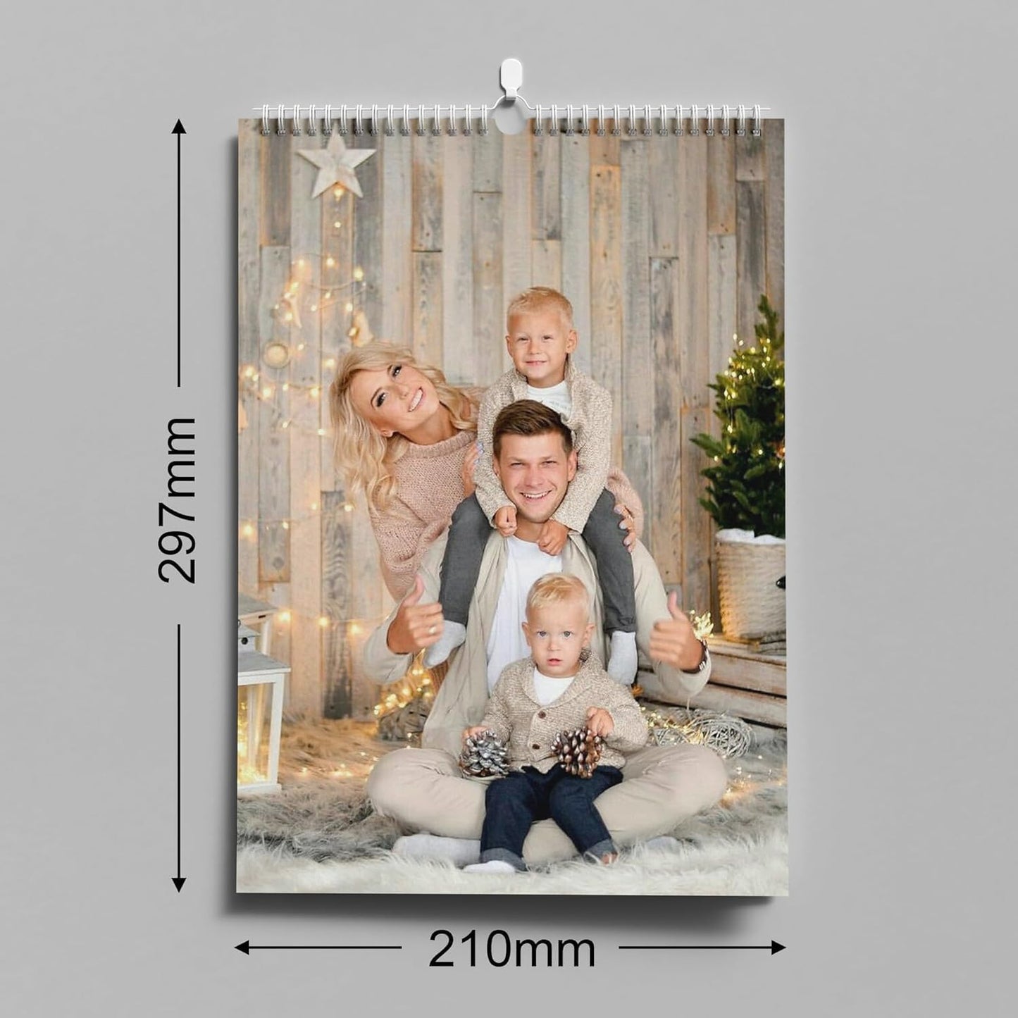 Custom Calendar 2026 for Home & Office - Print Your 13 Memories,Make Your Own Personalized Calendar Customized Christmas Gift &use your photo (Wall Calendar1, 2 Packs)