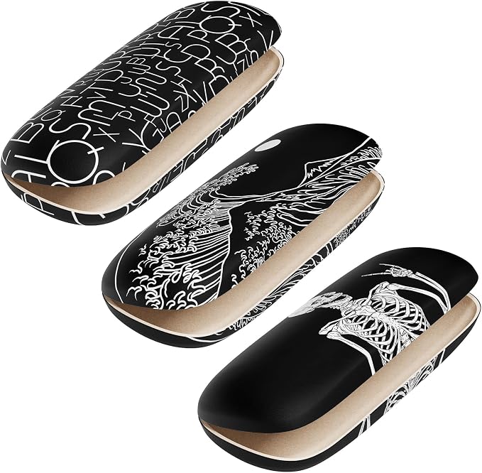 Eyeglasses Case, Hard Shell Protective Case for Glasses, Unisex for Women Men