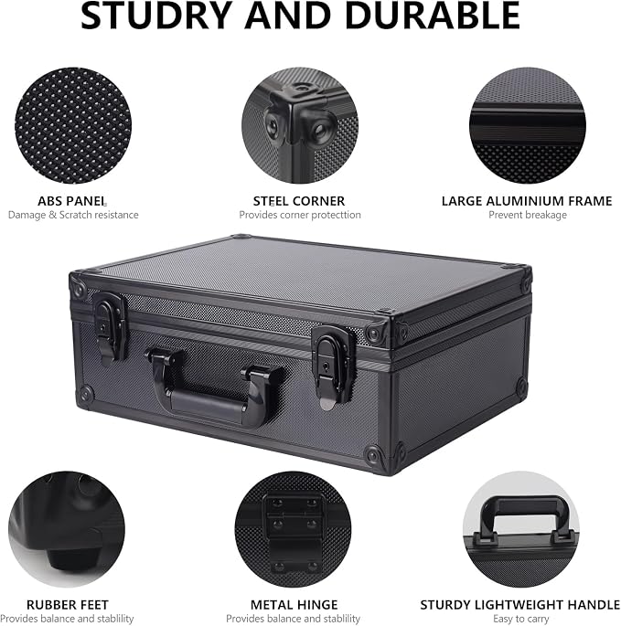 Toploader Storage Box Trading Card Storage Case, Sports Baseball Card Storage Box, Cards Case Holder (Holds 630+ Toploaders)