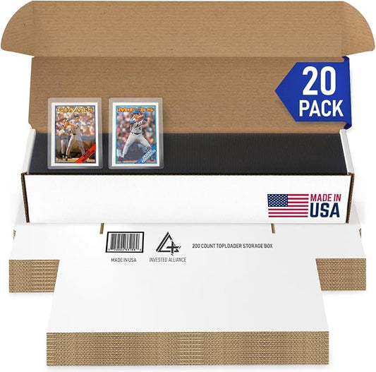 Premium Trading Card Box Storage For Sports, Baseball, Football, Basketball, MTG & TCG Collector | Baseball Card Storage Boxes & Organizer For Magic Sorter Bulk. Sports Holder For Collection.