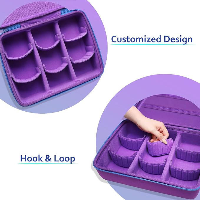 XANAD Card Game Case Fits 3000+ Cards, Fits for Baseball Sports playing card/UNO/playing card Against Humanity Card Game and All Other Card Games Expansions (Purple)
