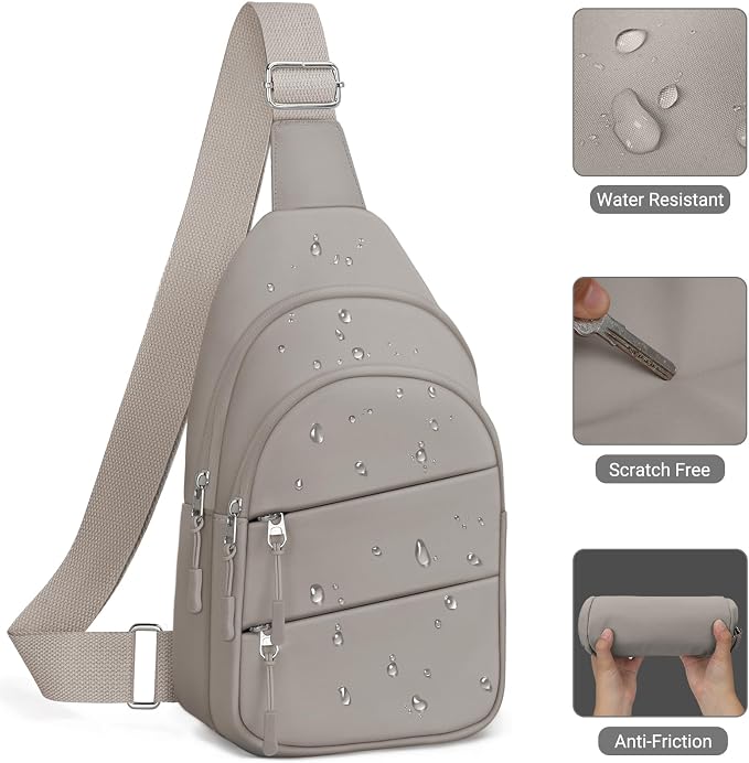 Tuwubi Crossbody Bags for Women, Sling Bag for Men | Small Hiking Backpack Shoulder Bag Lightweight for Outdoors Travel