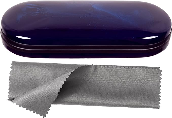 Vemiss Hard Shell Eyeglass Cases, Lightweight Portable Glasses Case for Women Men