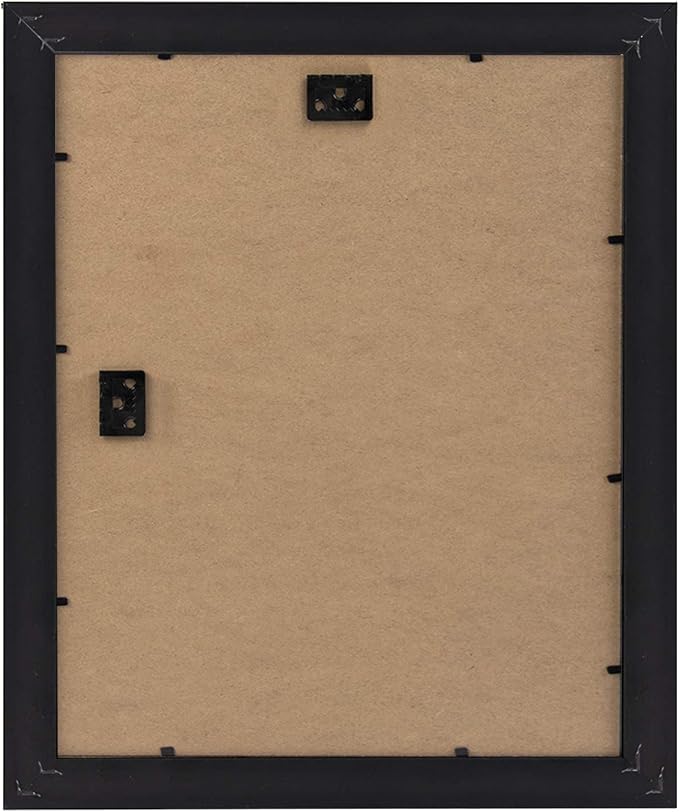 Golden State Art, 11x14 Photo Frame with Mat for Pictures 8x10 and Real Glass (Dark Gold Brown & Bronze Pewter Panel with White Color Mat, 1.25 Inch Frame Border)