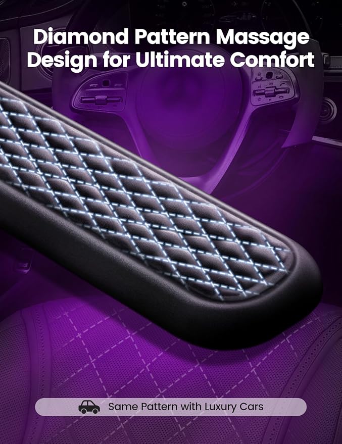Vaydeer Wrist Rest for Keyboard and Mouse, Computer Ergonomic Wrist Support Pad, Soft Memory Foam Arm Cushion for Desk, Palm Hand Office Laptop Typing-Dark Black and Blue