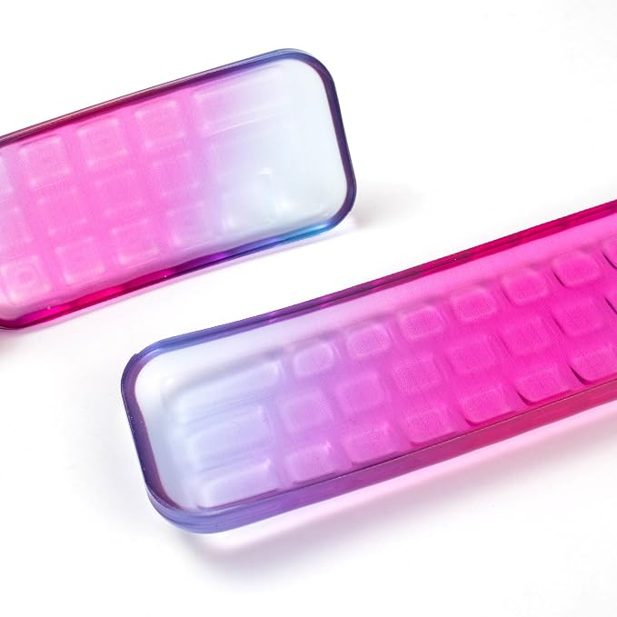 Gel Keyboard and Mouse Wrist Rest Set – Purple Wrist Rest for Computer Keyboard 60%/68%/75%, Comfort & Support for Typing and Gaming