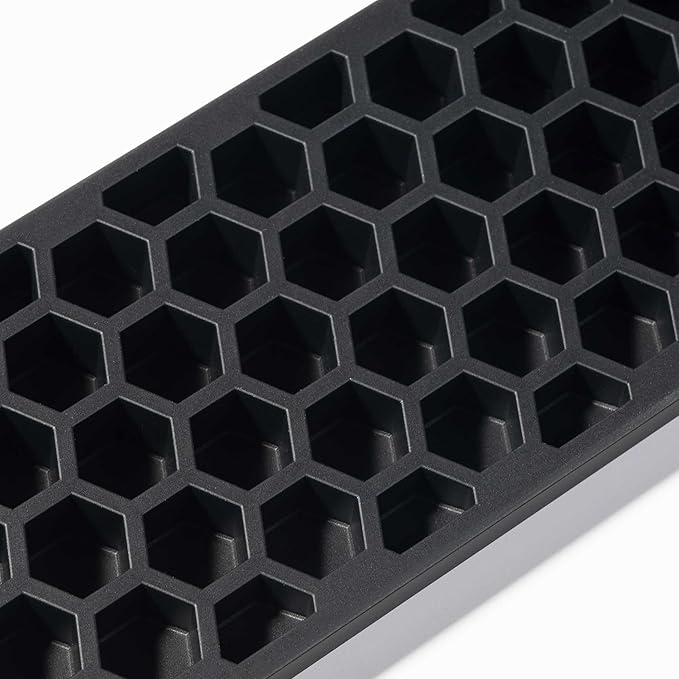 Ergonomic Silicone Wrist Rest for Keychron K10 / K10 Version 2 / C2 / C2 Pro,17.13" Honeycomb Non-Slip Palm Rest, 100% Full-Sized Mechanical Keyboards Support with Typing Pain Relief