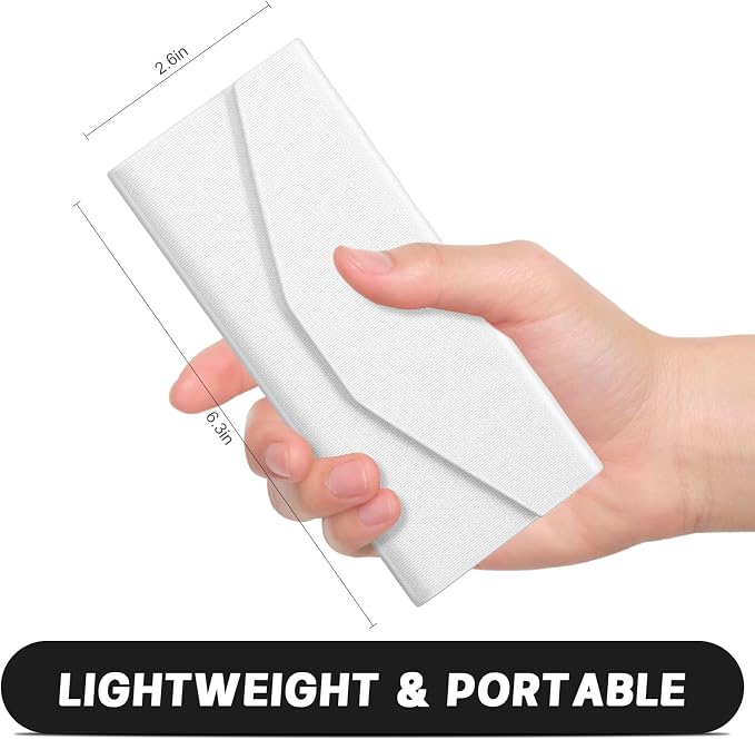 Sunglasses Case, Foldable Glasses Case, Magnetic PU Leather Hard Shell Folding Eyeglass Holder Box, Collapsible Unisex