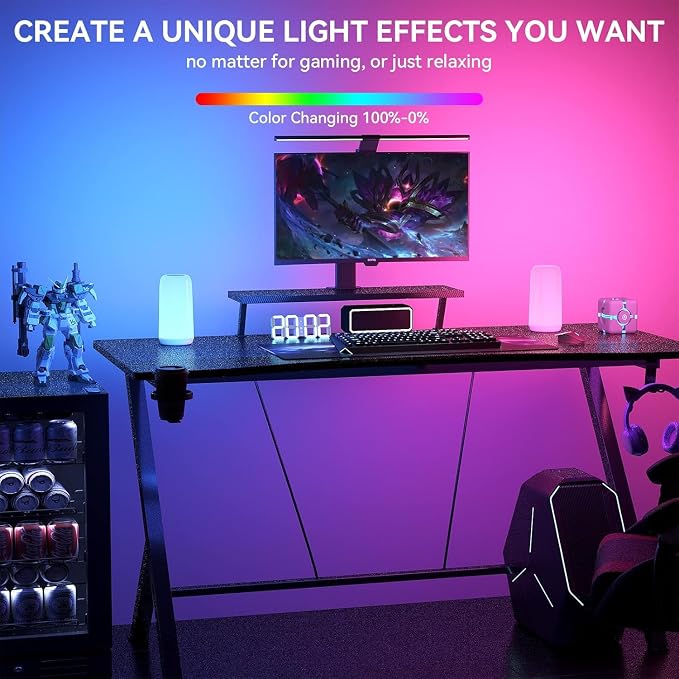 Touch Bedside Table LED Lamp, [Sleek Design & RGB Mode] Multi-Color Dimmable with Warm White Lights, Birthday Gifts for Women Mom, Smart Nightstand Small Lamp for Bedroom Living Room Home Decor