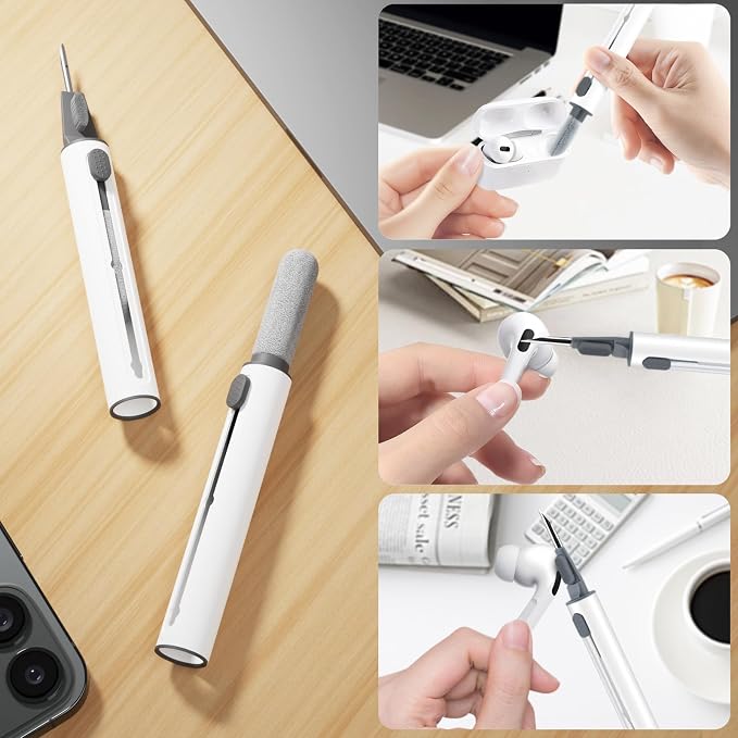 Full-Coverage dustproof Design for AirPods Pro 3 Case Cover with Cleaner Kit, Soft Silicone Cover for AirPods Pro 3rd Generation Comes with Keychain,Suitable for 3rd Generation Midnight Blue